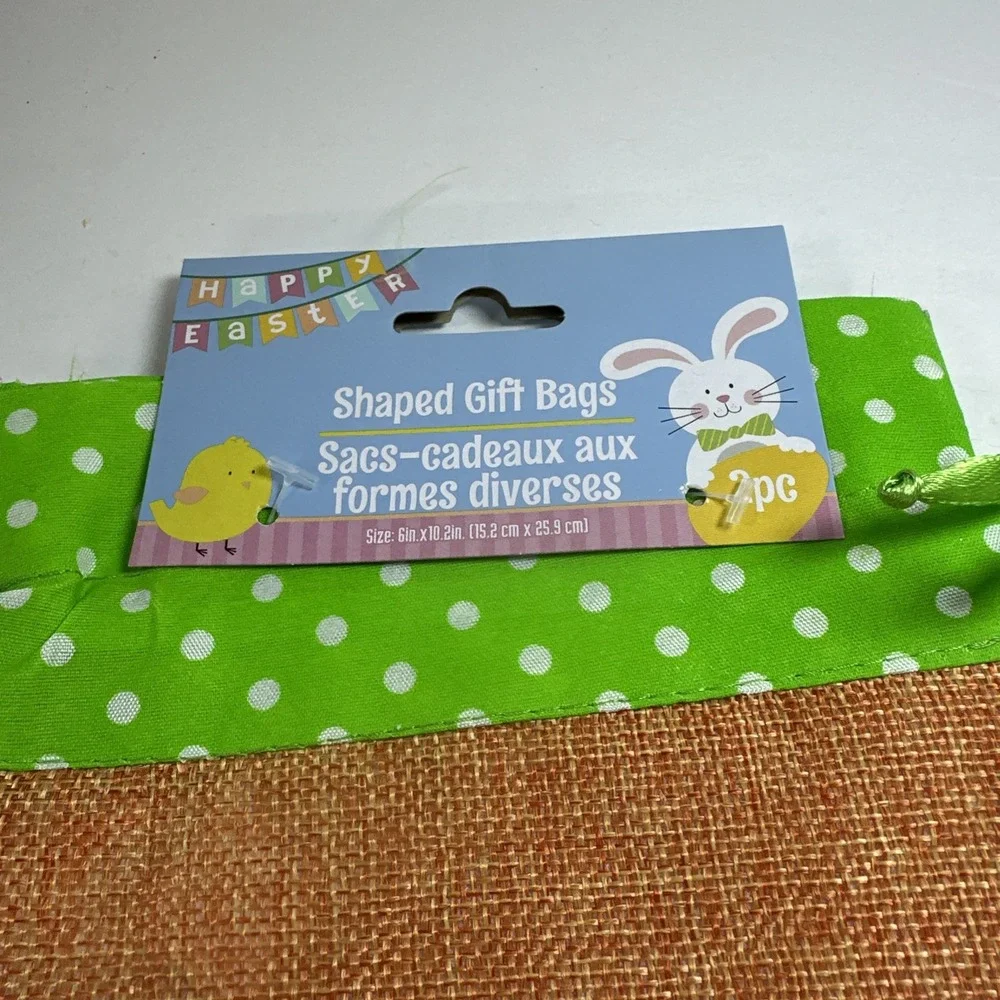 Easter‎ Carrot Shaped Gift Bags Sacks 6